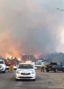 Incendios descontrolados en la región