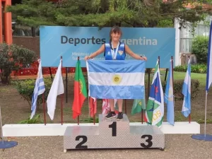 La atleta riotercerense Melisa Barberón marcó un récord mundial