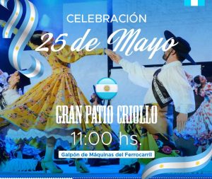 EL MUNICIPIO CELEBRARÁ EL 25 DE MAYO CON UN GRAN PATIO CRIOLLO