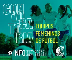 Nueva convocatoria a equipos de fútbol femenino
