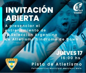 Selección Argentina de Atletismo de Personas con Síndrome de Down