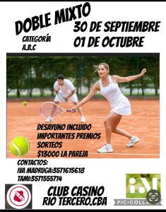 Tenis, Doble mixto en el Club Deportivo Casino