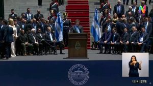 Frases destacadas del discurso de Javier Milei durante su asunción como Presidente de la Nación Argentina