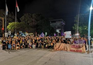 8M: Mujeres y disidencias salieron a la calle a reclamar por sus derechos en Río Tercero