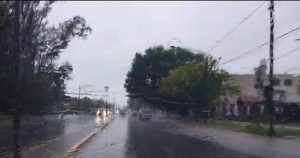103.7 mm la lluvia en Río Tercero hasta las 15.30 hs